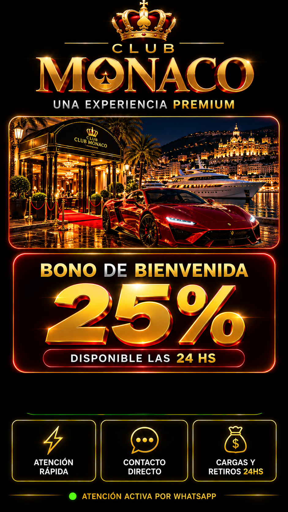 Club Monaco - Bono de bienvenida 25%